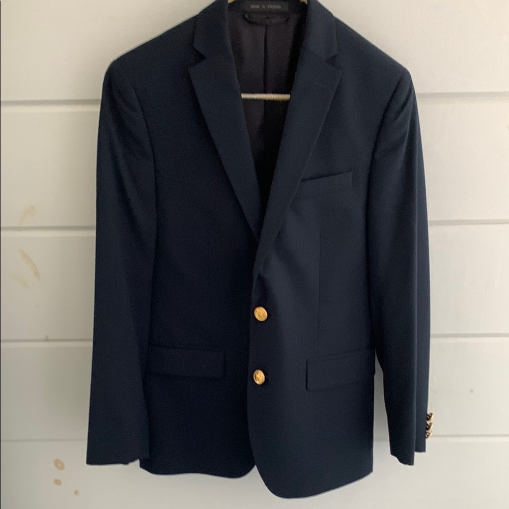 Lauren Ralph Lauren Navy Blazer with Gold Buttons